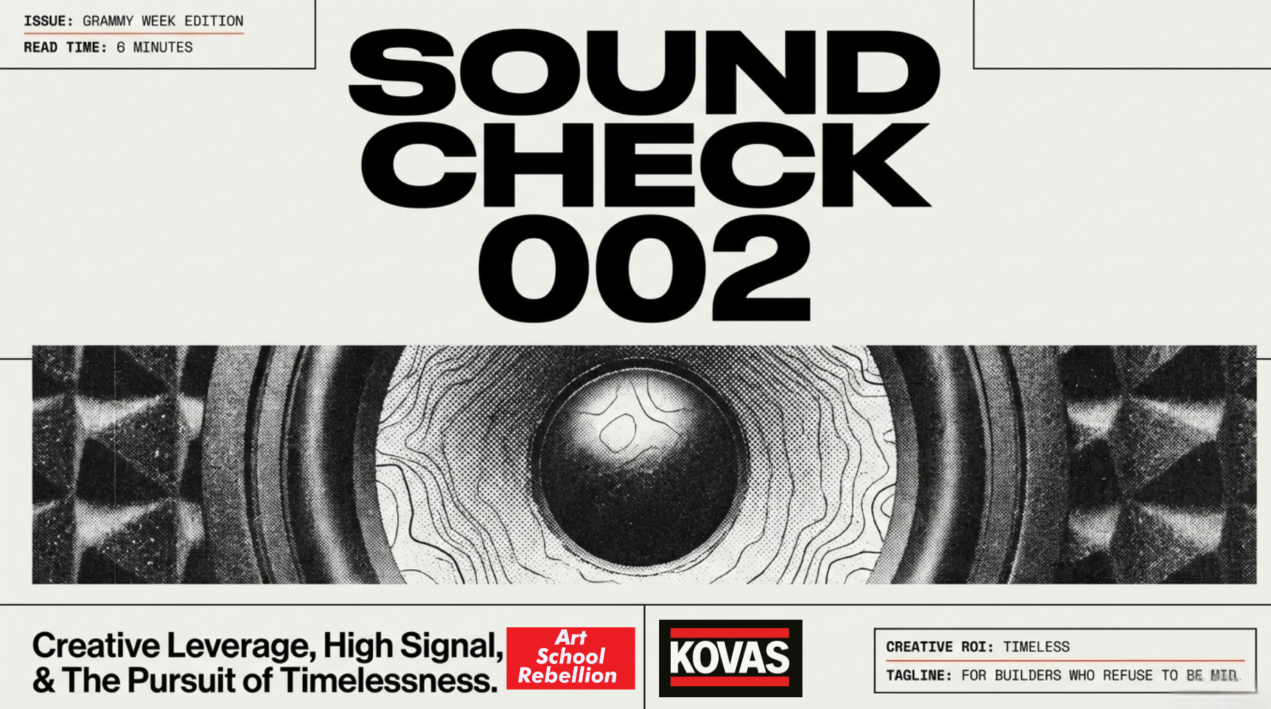 Sound Check Issue 002 cover