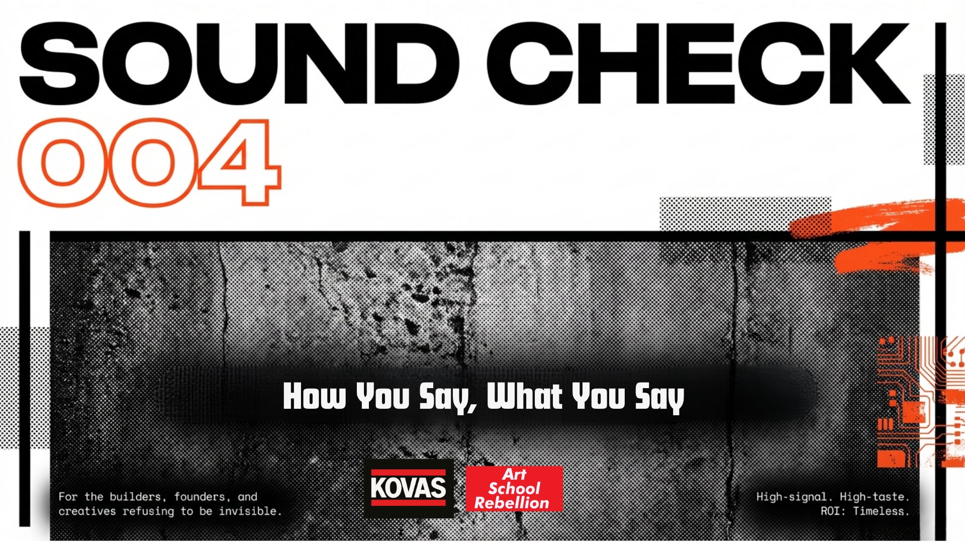 Sound Check Issue 004 cover