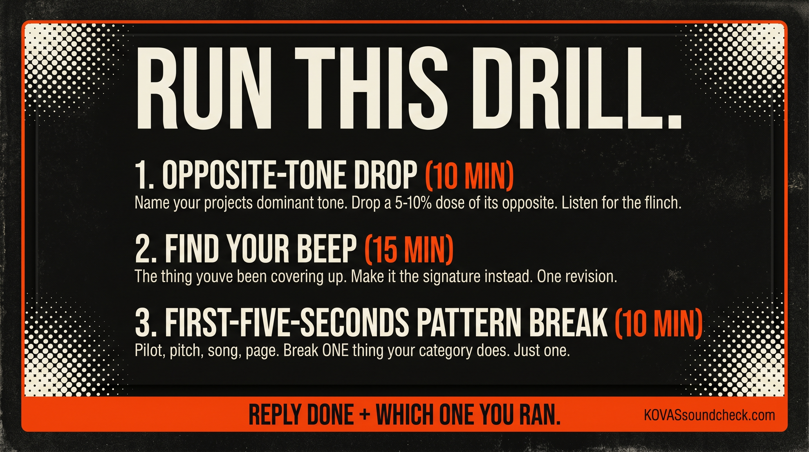 Run This Drill